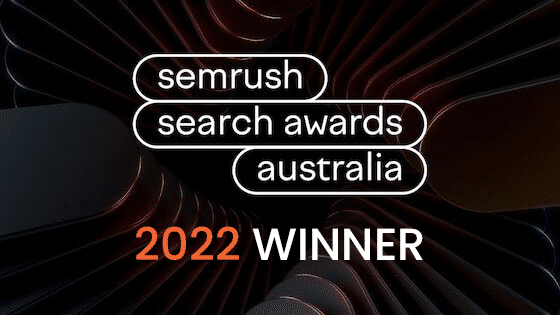 SEMRush Search Awards Australia 2022